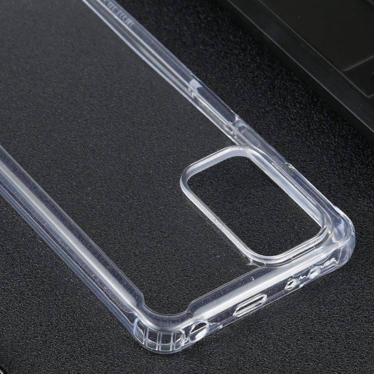 For Xiaomi Redmi Note 10 Pro Four-corner Shockproof Transparent TPU + PC Protective Case