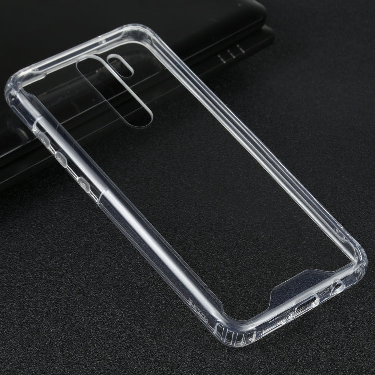 For Xiaomi Redmi Note 8 Pro Four-corner Shockproof Transparent TPU + PC Protective Case
