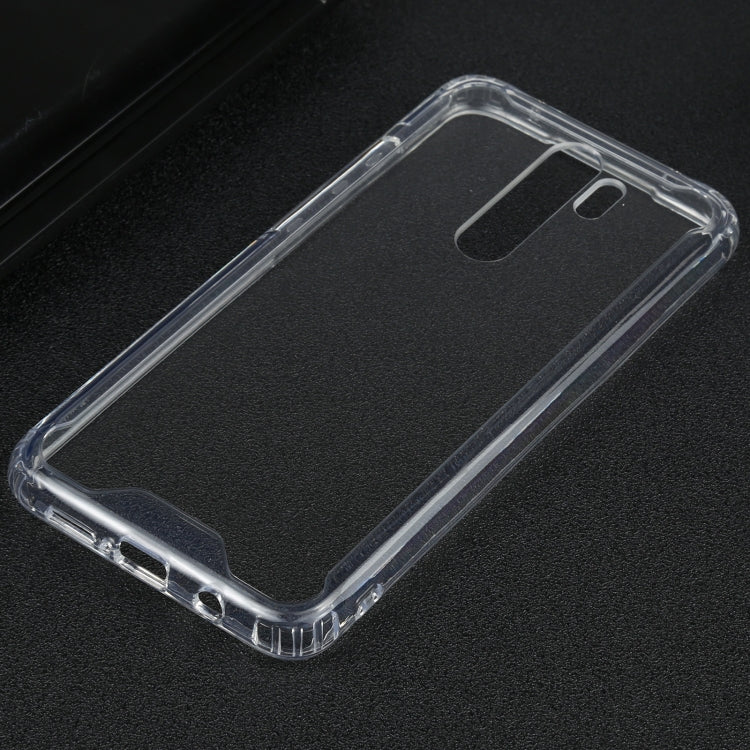 For Xiaomi Redmi Note 8 Pro Four-corner Shockproof Transparent TPU + PC Protective Case