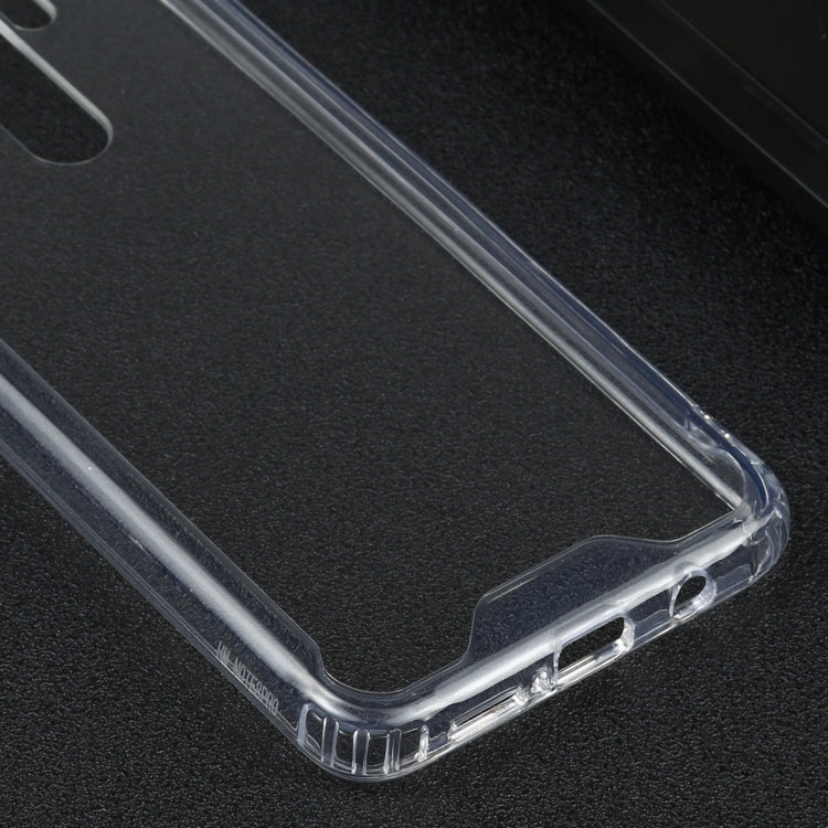 For Xiaomi Redmi Note 8 Pro Four-corner Shockproof Transparent TPU + PC Protective Case