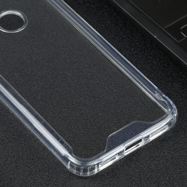 For Xiaomi Redmi Note 7 Four-corner Shockproof Transparent TPU + PC Protective Case