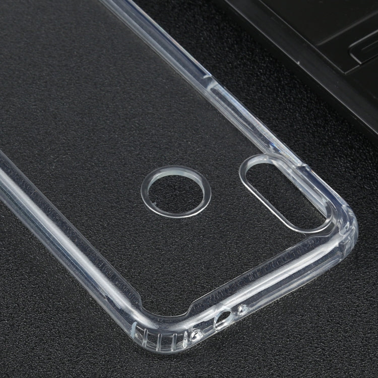 For Xiaomi Redmi Note 7 Four-corner Shockproof Transparent TPU + PC Protective Case