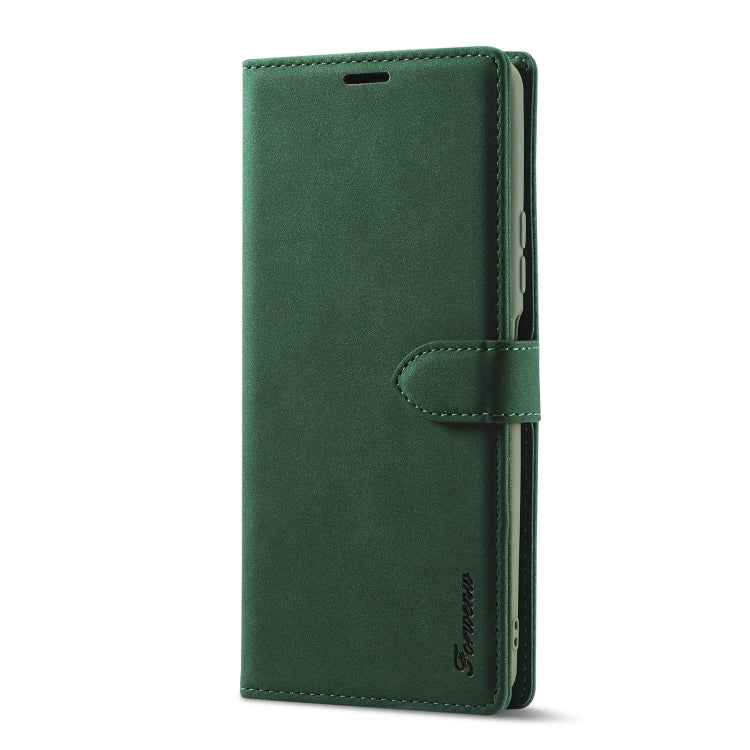 For Xiaomi Redmi Note 10S Forwenw F1 Series Matte Strong Magnetism Horizontal Flip Leather Case with Holder & Card Slots & Wallet & Photo Frame