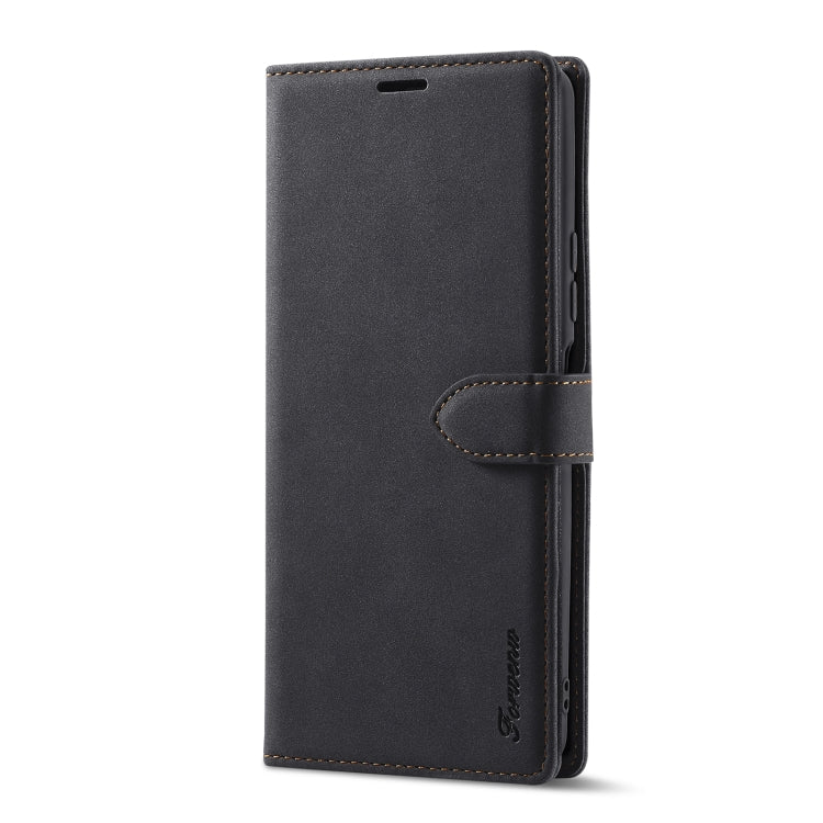 For Xiaomi Redmi K40 Forwenw F1 Series Matte Strong Magnetism Horizontal Flip Leather Case with Holder & Card Slots & Wallet & Photo Frame