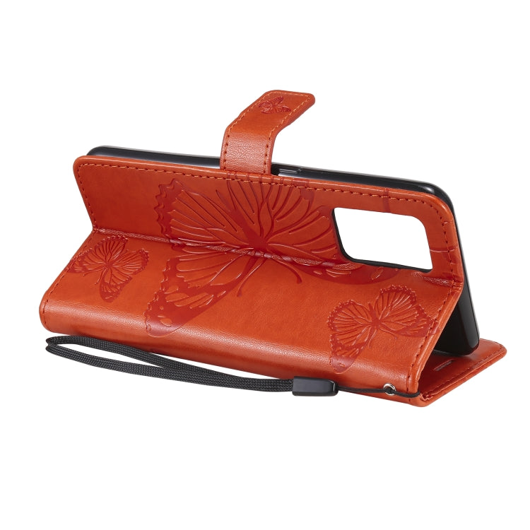 For OPPO A74 4G / F19 4G Pressed Printing Butterfly Pattern Horizontal Flip PU Leather Case with Holder & Card Slots & Wallet & Lanyard