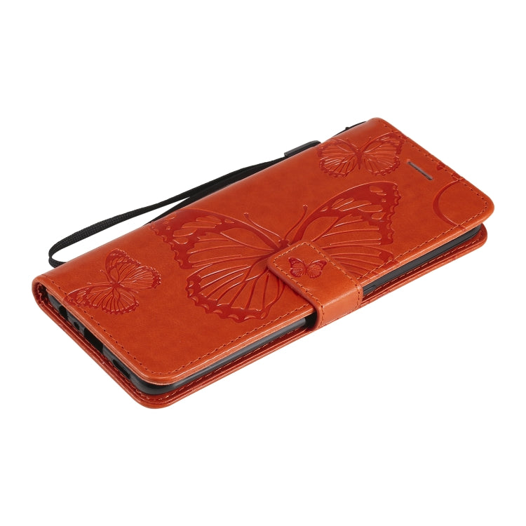 For OPPO A74 4G / F19 4G Pressed Printing Butterfly Pattern Horizontal Flip PU Leather Case with Holder & Card Slots & Wallet & Lanyard