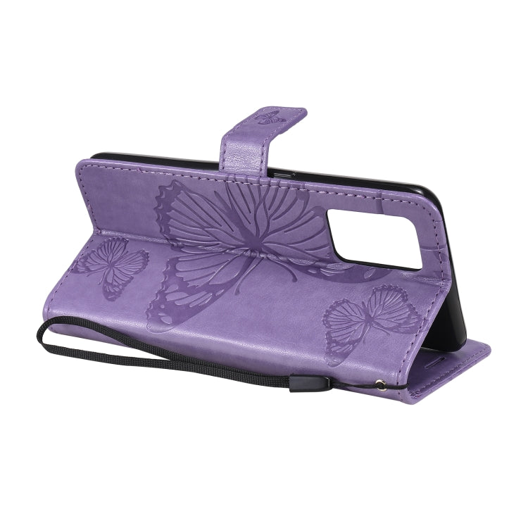 For OPPO A74 4G / F19 4G Pressed Printing Butterfly Pattern Horizontal Flip PU Leather Case with Holder & Card Slots & Wallet & Lanyard