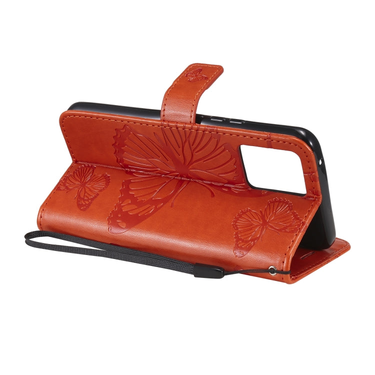 For OPPO Realme 8 Pro / Realme 8 Pressed Printing Butterfly Pattern Horizontal Flip PU Leather Case with Holder & Card Slots & Wallet & Lanyard