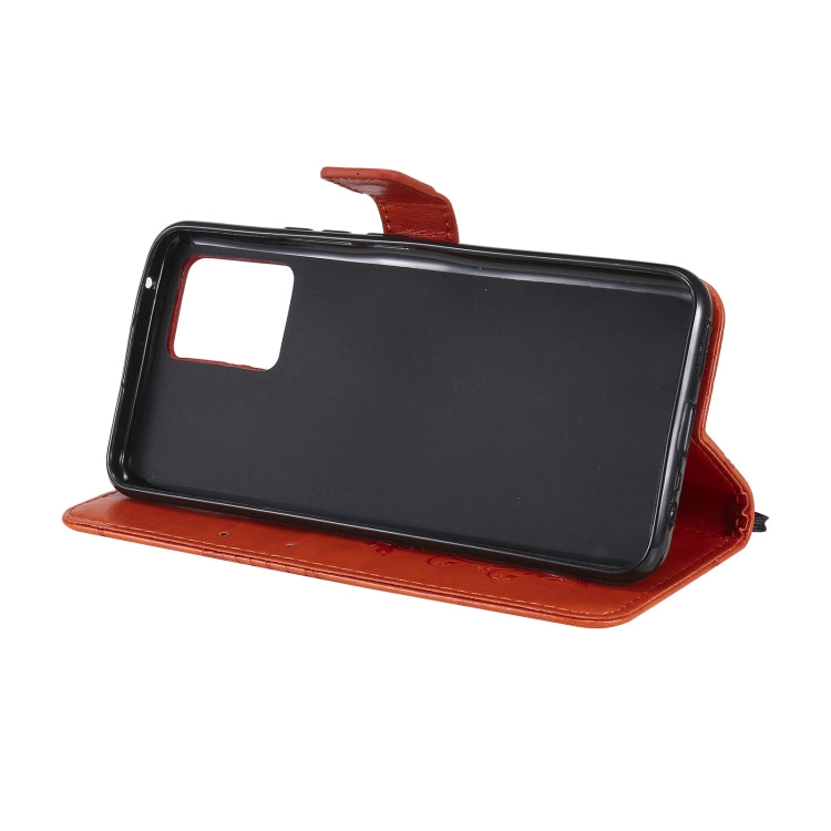 For OPPO Realme 8 Pro / Realme 8 Pressed Printing Butterfly Pattern Horizontal Flip PU Leather Case with Holder & Card Slots & Wallet & Lanyard