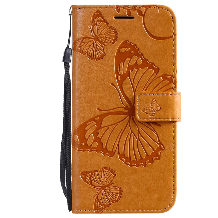 For OPPO Realme 8 Pro / Realme 8 Pressed Printing Butterfly Pattern Horizontal Flip PU Leather Case with Holder & Card Slots & Wallet & Lanyard