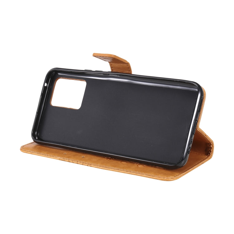 For OPPO Realme 8 Pro / Realme 8 Pressed Printing Butterfly Pattern Horizontal Flip PU Leather Case with Holder & Card Slots & Wallet & Lanyard