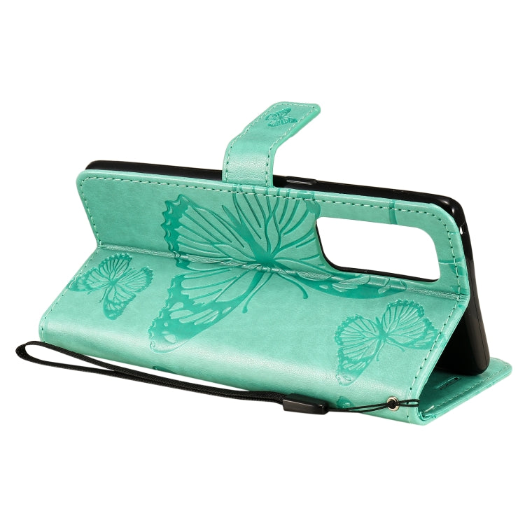 For OPPO Reno5 Pro+ 5G / Find X3 Neo Pressed Printing Butterfly Pattern Horizontal Flip PU Leather Case with Holder & Card Slots & Wallet & Lanyard