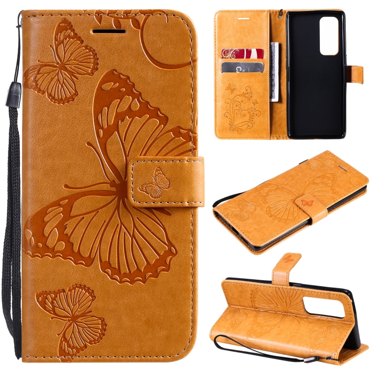 For OPPO Reno5 Pro+ 5G / Find X3 Neo Pressed Printing Butterfly Pattern Horizontal Flip PU Leather Case with Holder & Card Slots & Wallet & Lanyard