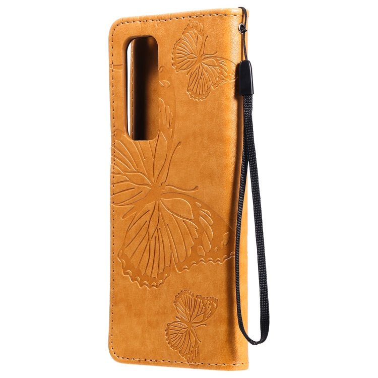 For OPPO Reno5 Pro+ 5G / Find X3 Neo Pressed Printing Butterfly Pattern Horizontal Flip PU Leather Case with Holder & Card Slots & Wallet & Lanyard
