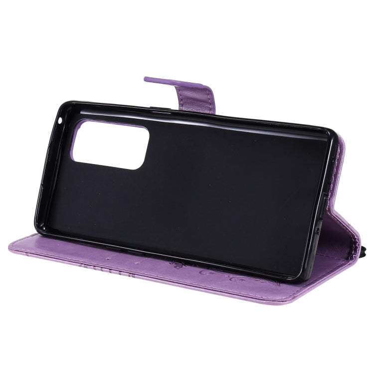 For OPPO Reno5 Pro+ 5G / Find X3 Neo Pressed Printing Butterfly Pattern Horizontal Flip PU Leather Case with Holder & Card Slots & Wallet & Lanyard