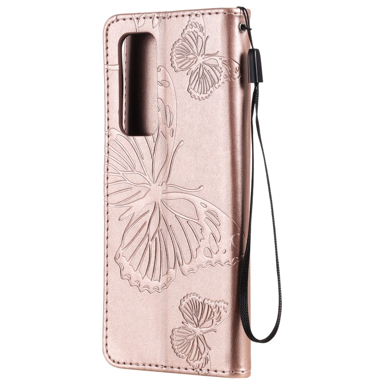 For OPPO Reno5 Pro+ 5G / Find X3 Neo Pressed Printing Butterfly Pattern Horizontal Flip PU Leather Case with Holder & Card Slots & Wallet & Lanyard