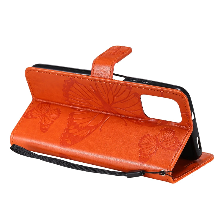 For Xiaomi Redmi Note 10 4G Pressed Printing Butterfly Pattern Horizontal Flip PU Leather Case with Holder & Card Slots & Wallet & Lanyard