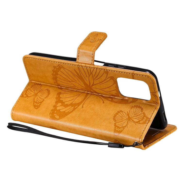 For Xiaomi Redmi Note 10 4G Pressed Printing Butterfly Pattern Horizontal Flip PU Leather Case with Holder & Card Slots & Wallet & Lanyard