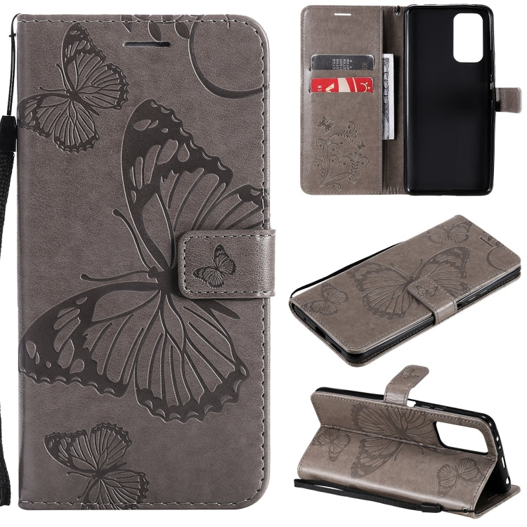 For Xiaomi Redmi Note 10 Pro 4G Pressed Printing Butterfly Pattern Horizontal Flip PU Leather Case with Holder & Card Slots & Wallet & Lanyard