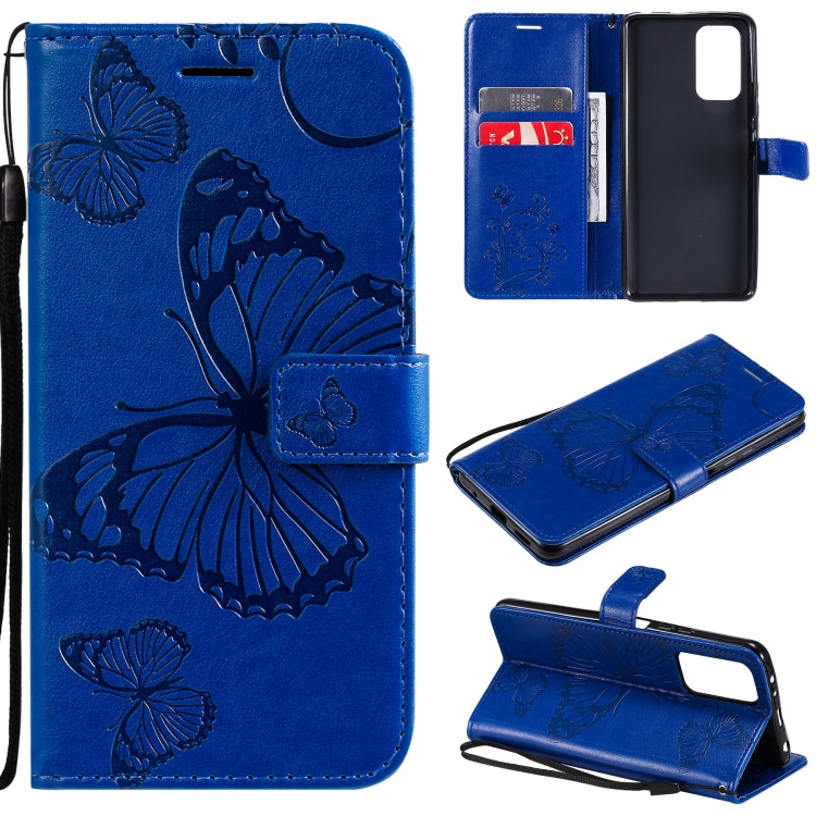 For Xiaomi Redmi Note 10 Pro 4G Pressed Printing Butterfly Pattern Horizontal Flip PU Leather Case with Holder & Card Slots & Wallet & Lanyard