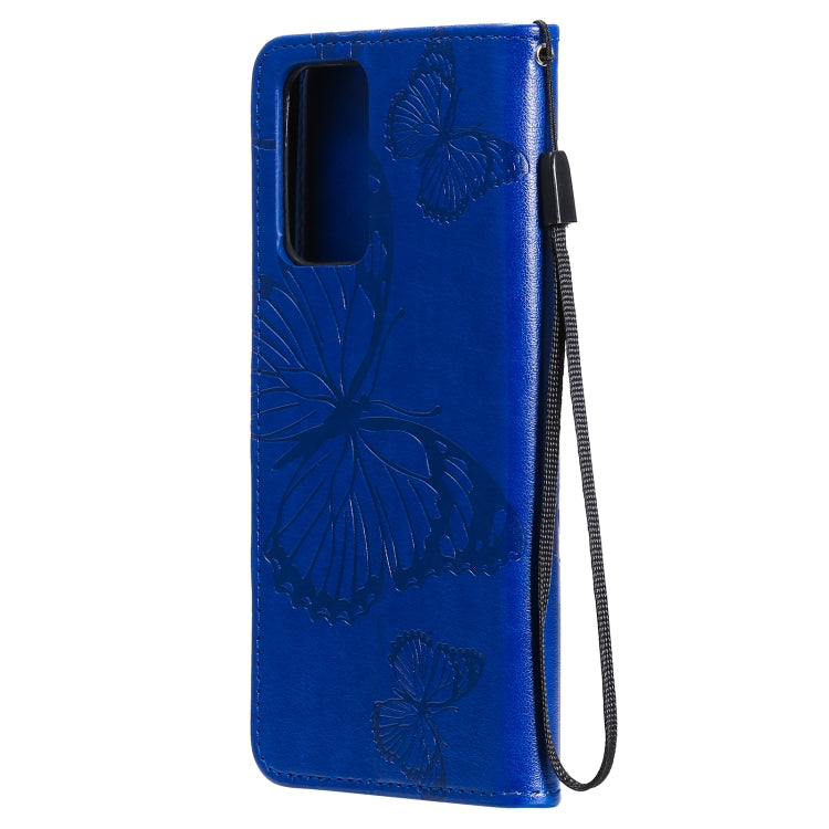 For Xiaomi Redmi Note 10 Pro 4G Pressed Printing Butterfly Pattern Horizontal Flip PU Leather Case with Holder & Card Slots & Wallet & Lanyard