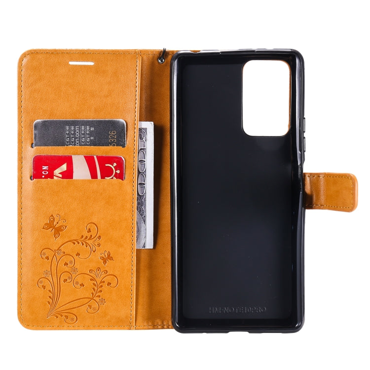 For Xiaomi Redmi Note 10 Pro 4G Pressed Printing Butterfly Pattern Horizontal Flip PU Leather Case with Holder & Card Slots & Wallet & Lanyard
