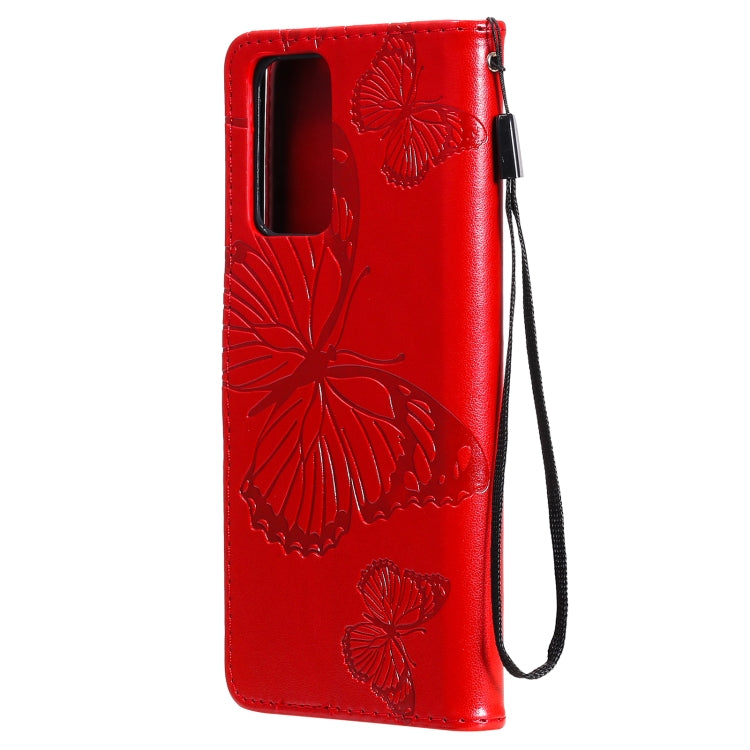 For Xiaomi Redmi Note 10 Pro 4G Pressed Printing Butterfly Pattern Horizontal Flip PU Leather Case with Holder & Card Slots & Wallet & Lanyard