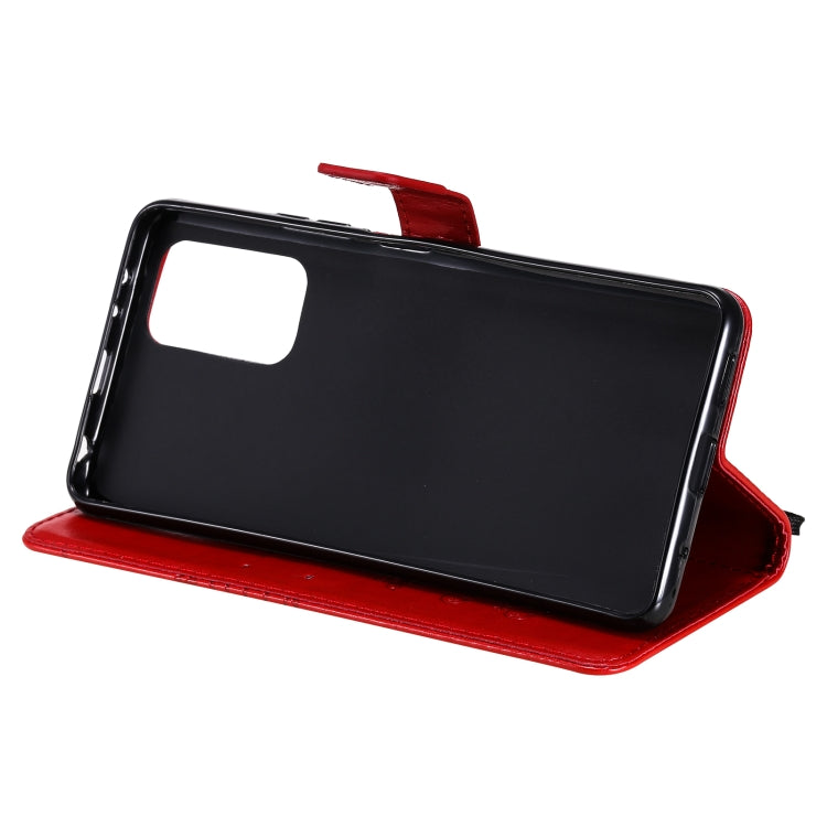 For Xiaomi Redmi Note 10 Pro 4G Pressed Printing Butterfly Pattern Horizontal Flip PU Leather Case with Holder & Card Slots & Wallet & Lanyard