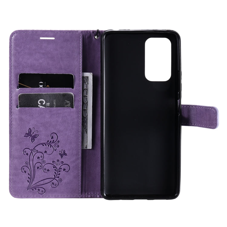 For Xiaomi Redmi Note 10 Pro 4G Pressed Printing Butterfly Pattern Horizontal Flip PU Leather Case with Holder & Card Slots & Wallet & Lanyard