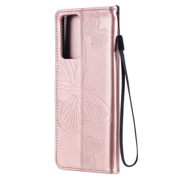 For Xiaomi Redmi Note 10 Pro 4G Pressed Printing Butterfly Pattern Horizontal Flip PU Leather Case with Holder & Card Slots & Wallet & Lanyard