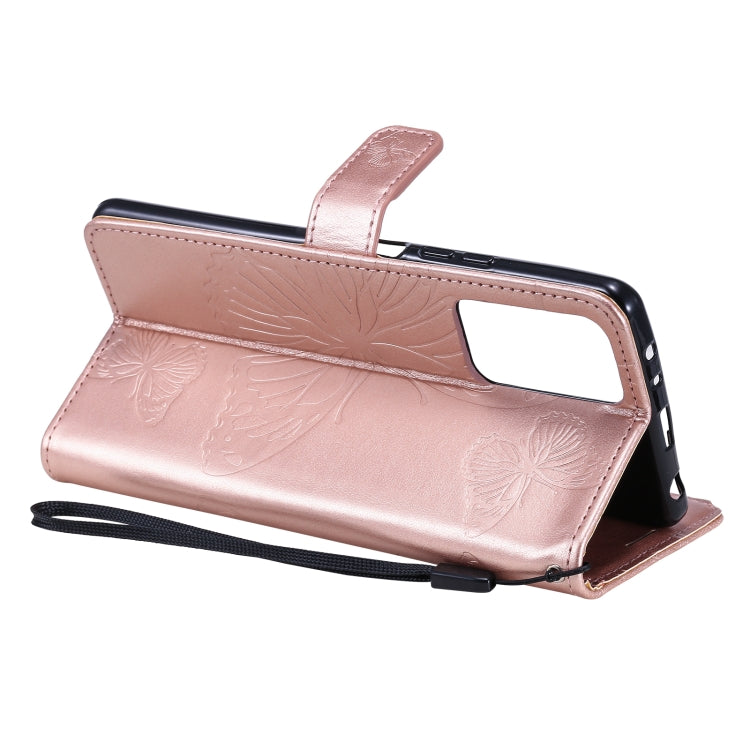 For Xiaomi Redmi Note 10 Pro 4G Pressed Printing Butterfly Pattern Horizontal Flip PU Leather Case with Holder & Card Slots & Wallet & Lanyard