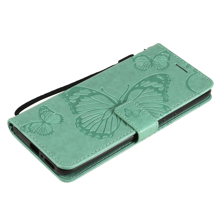 For Xiaomi Mi 11 Pro Pressed Printing Butterfly Pattern Horizontal Flip PU Leather Case with Holder & Card Slots & Wallet & Lanyard