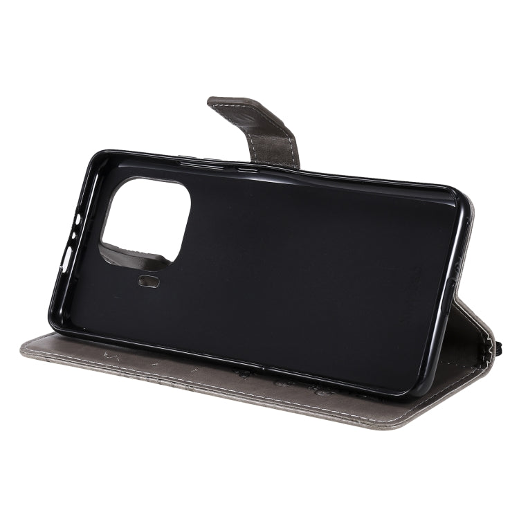 For Xiaomi Mi 11 Pro Pressed Printing Butterfly Pattern Horizontal Flip PU Leather Case with Holder & Card Slots & Wallet & Lanyard