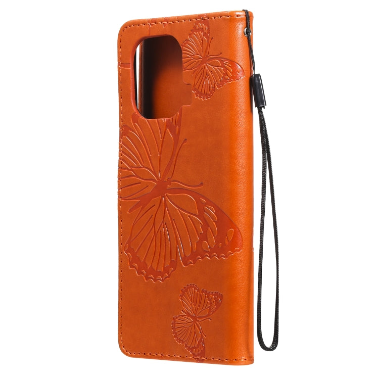 For Xiaomi Mi 11 Pro Pressed Printing Butterfly Pattern Horizontal Flip PU Leather Case with Holder & Card Slots & Wallet & Lanyard