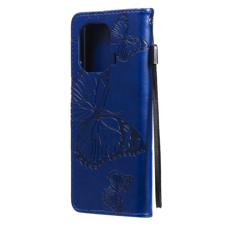 For Xiaomi Mi 11 Pro Pressed Printing Butterfly Pattern Horizontal Flip PU Leather Case with Holder & Card Slots & Wallet & Lanyard