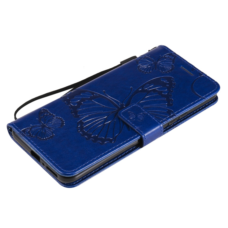 For Xiaomi Mi 11 Pro Pressed Printing Butterfly Pattern Horizontal Flip PU Leather Case with Holder & Card Slots & Wallet & Lanyard