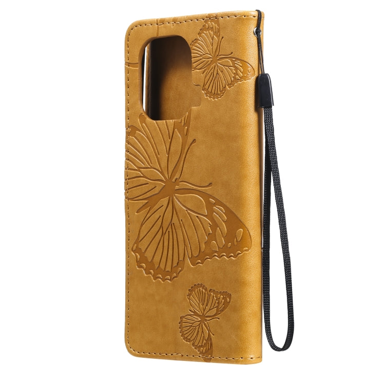 For Xiaomi Mi 11 Pro Pressed Printing Butterfly Pattern Horizontal Flip PU Leather Case with Holder & Card Slots & Wallet & Lanyard