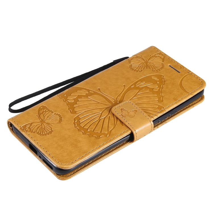 For Xiaomi Mi 11 Pro Pressed Printing Butterfly Pattern Horizontal Flip PU Leather Case with Holder & Card Slots & Wallet & Lanyard
