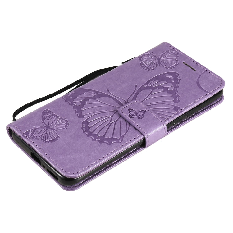 For Xiaomi Mi 11 Pro Pressed Printing Butterfly Pattern Horizontal Flip PU Leather Case with Holder & Card Slots & Wallet & Lanyard