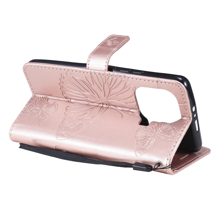 For Xiaomi Mi 11 Pro Pressed Printing Butterfly Pattern Horizontal Flip PU Leather Case with Holder & Card Slots & Wallet & Lanyard