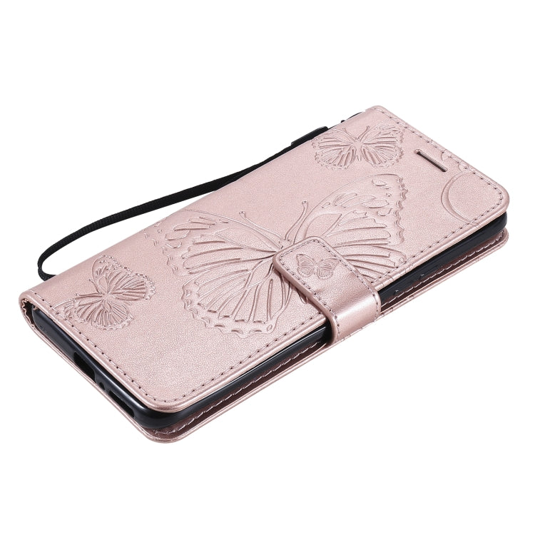 For Xiaomi Mi 11 Pro Pressed Printing Butterfly Pattern Horizontal Flip PU Leather Case with Holder & Card Slots & Wallet & Lanyard