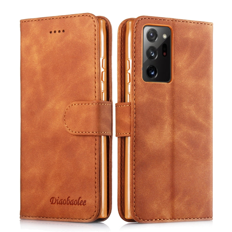 For Samsung Galaxy A82 Diaobaolee Pure Fresh Texture Horizontal Flip Leather Case with Holder & Card Slots & Wallet & Photo Frame