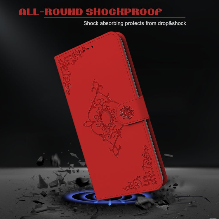 For Xiaomi Mi 10 Ultra Embossed Fortune Flower Pattern Horizontal Flip Leather Case with Holder & Card Slot & Wallet & Lanyard