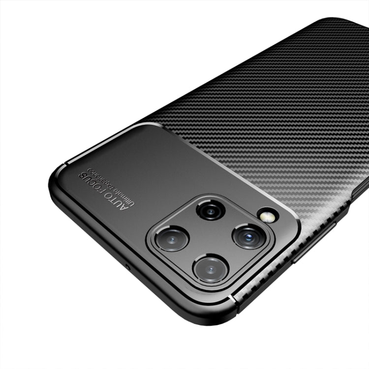 For Samsung Galaxy A22 4G Carbon Fiber Texture Shockproof TPU Case