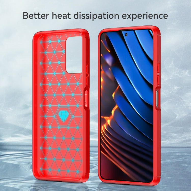 For Xiaomi Redmi Note 10 Pro 5G Brushed Texture Carbon Fiber TPU Case