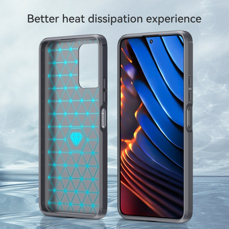 For Xiaomi Redmi Note 10 Pro 5G Brushed Texture Carbon Fiber TPU Case