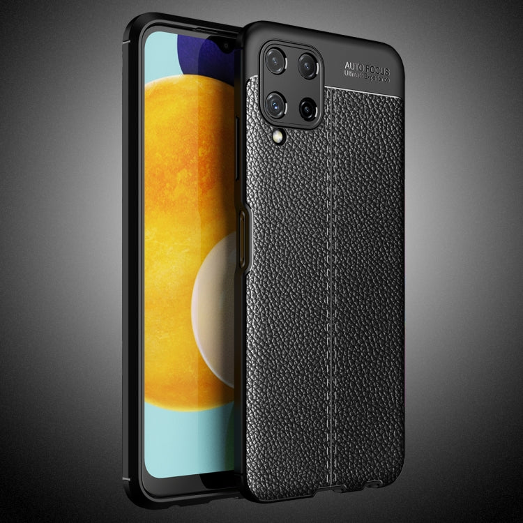 For Samsung Galaxy A22 4G Litchi Texture TPU Shockproof Case