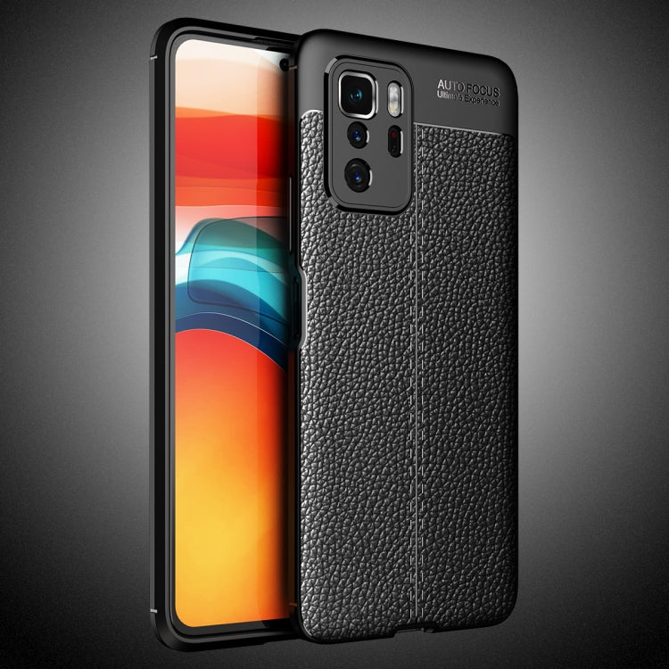 For Xiaomi Redmi Note 10 Pro 5G Litchi Texture TPU Shockproof Case