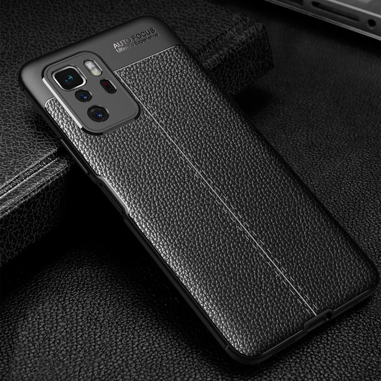 For Xiaomi Redmi Note 10 Pro 5G Litchi Texture TPU Shockproof Case