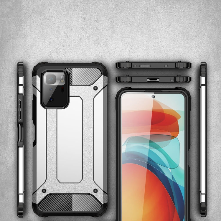 For Xiaomi Redmi Note 10 Pro 5G Magic Armor TPU + PC Combination Case